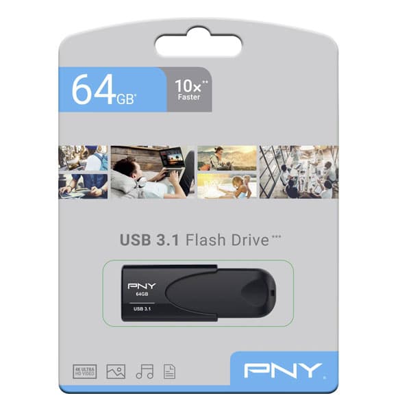 فلش مموری پی ان وای PNYمدل Turbo Attache4 USB 3.1ظرفیت 256 گیگابایت — تصویر ۴