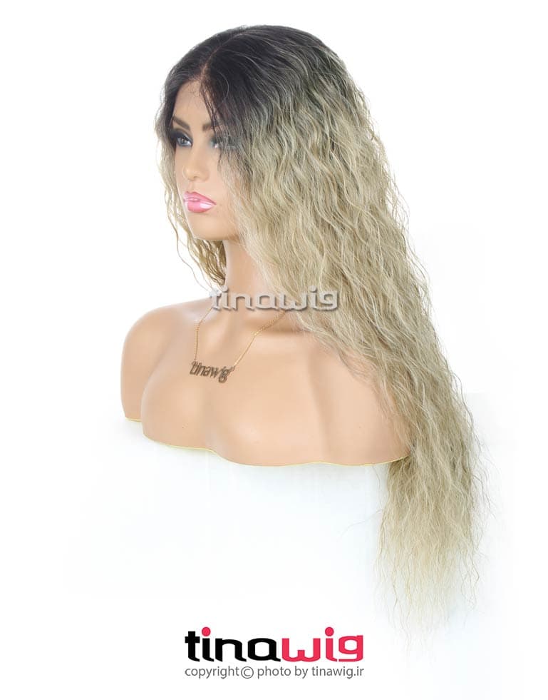 کلاه گیس زنانه کدstormy75-4-16A-613F با موی مصنوعی — تصویر ۵