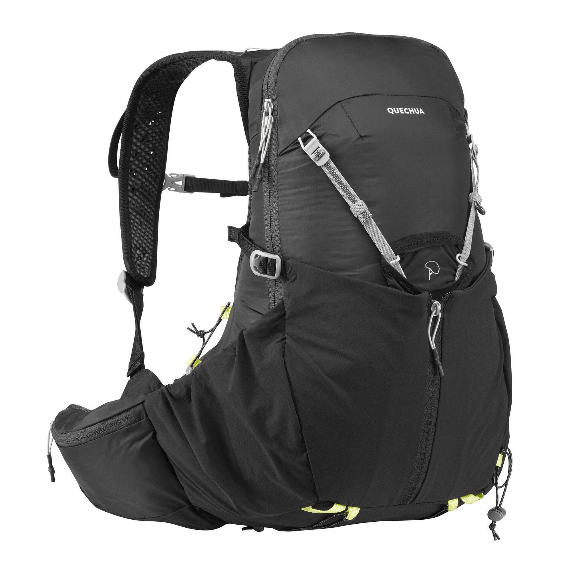 کوله پشتی 17 لیتری کچوا مدل QUECHUA FH500 مشکی — تصویر ۹
