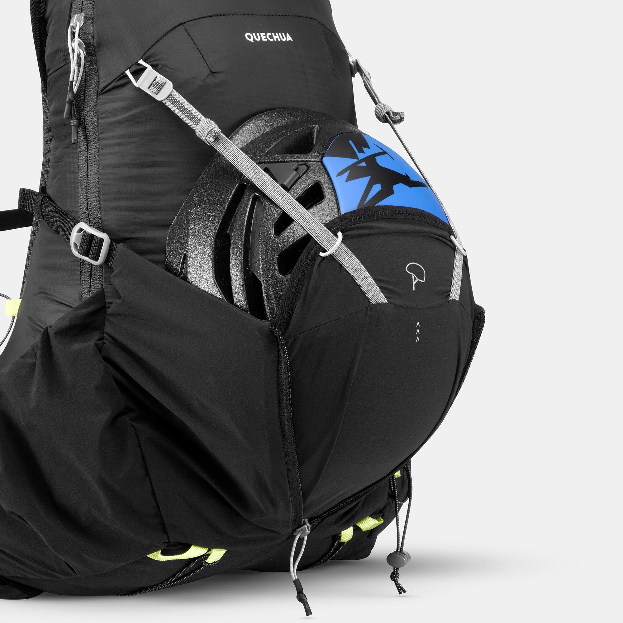 کوله پشتی 17 لیتری کچوا مدل QUECHUA FH500 مشکی — تصویر ۷
