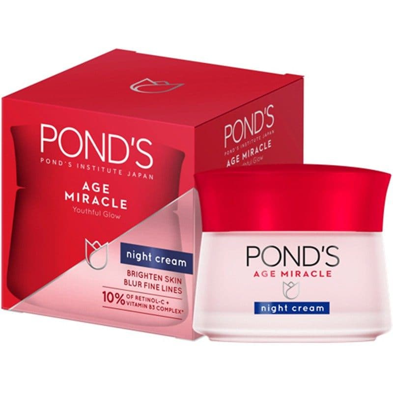 کرم ضد چروک شب پوندز ایج میراکل Ponds Age Miracle حجم 50 میلی لیتر — تصویر ۲