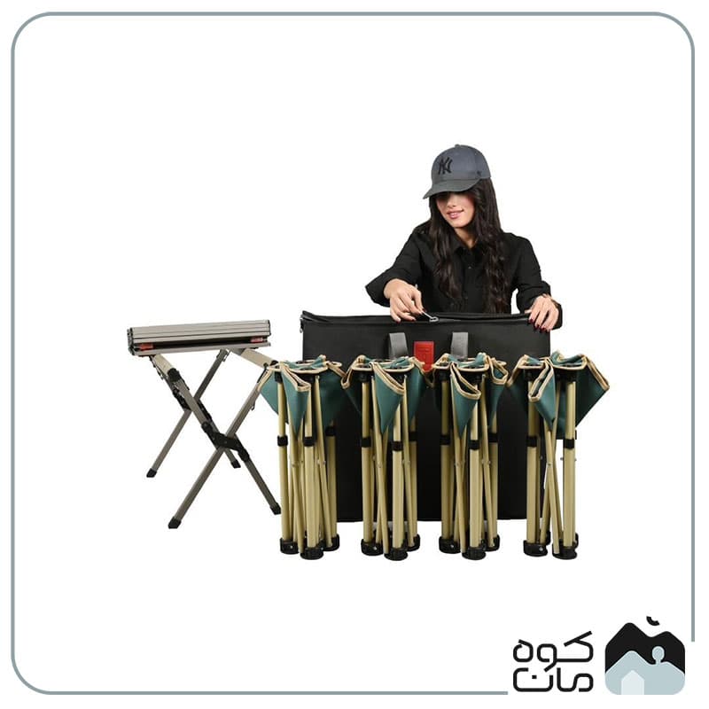 ست میز و صندلی کمپینگ 4 نفره تیتو کمپ مدل Outdoor Combo — تصویر ۴