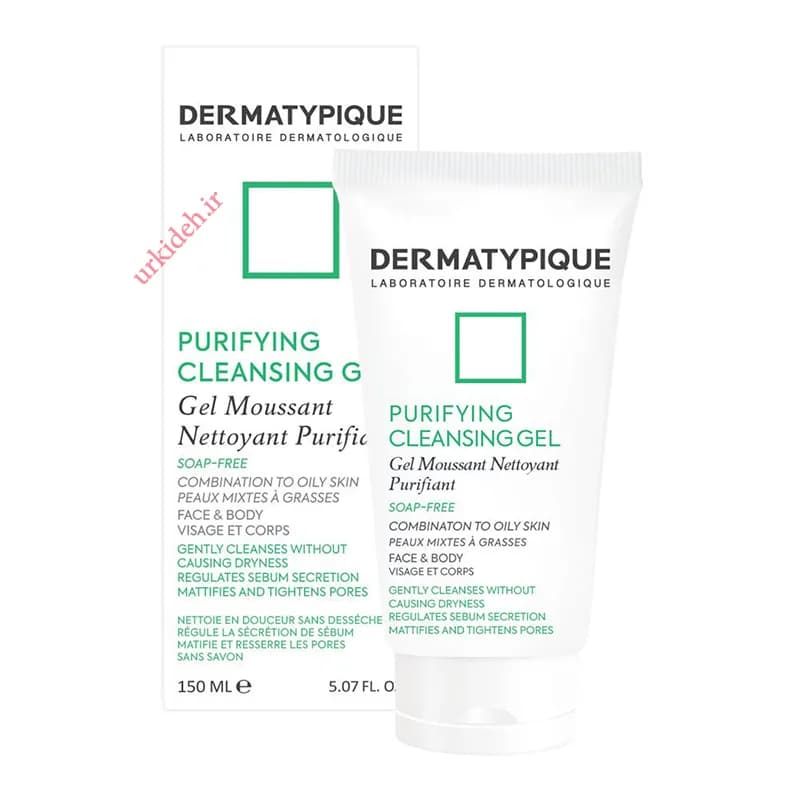 ژل شوینده پوست چرب درماتیپیک Purifying Cleansing Gel حجم 150 میل