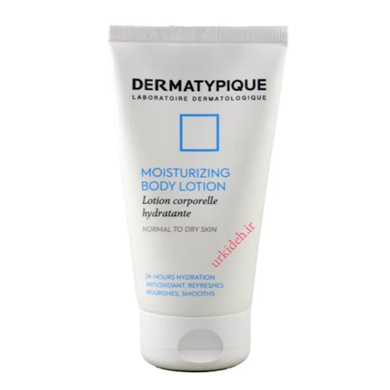 لوسیون بدن درماتیپیک مدل Moisturizing پوست نرمال تا خشک حجم 150 میل — تصویر ۲