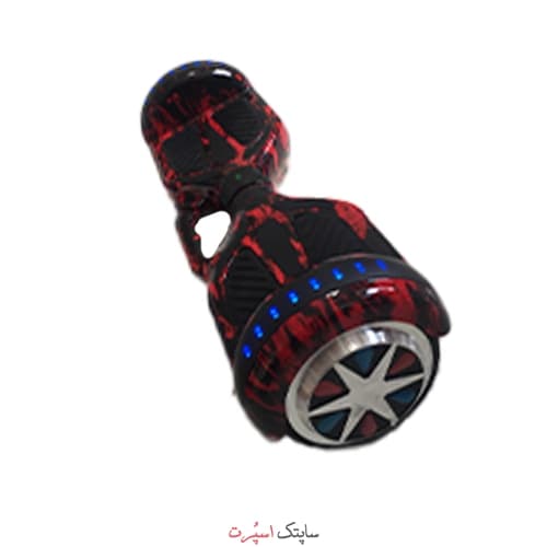 اسكوتر برقی 6/5 اینچ نمودار قلب مشکی قرمز — تصویر ۴