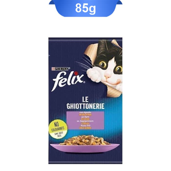 پوچ گربه فلیکس طعم بره در ژله وزن 85 گرم کد 103180 Felix Cat Pouch