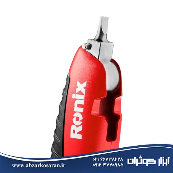 کاتر پیچ گوشتی ذوزنقه ای 6 تیغ رونیکس مدل Ronix RH-3011 — تصویر ۱۰