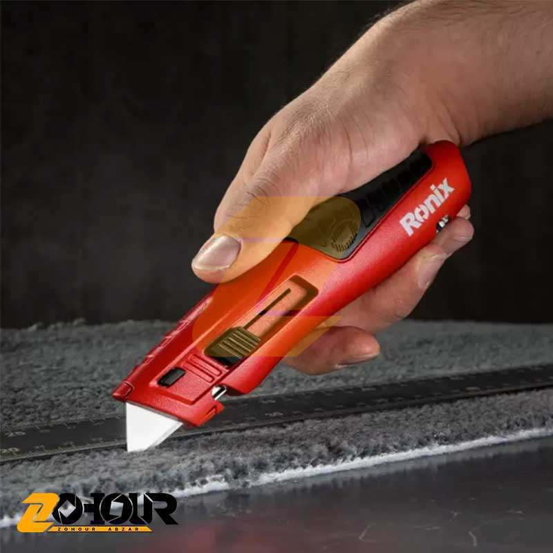 کاتر پیچ گوشتی ذوزنقه ای 6 تیغ رونیکس مدل Ronix RH-3011 — تصویر ۲