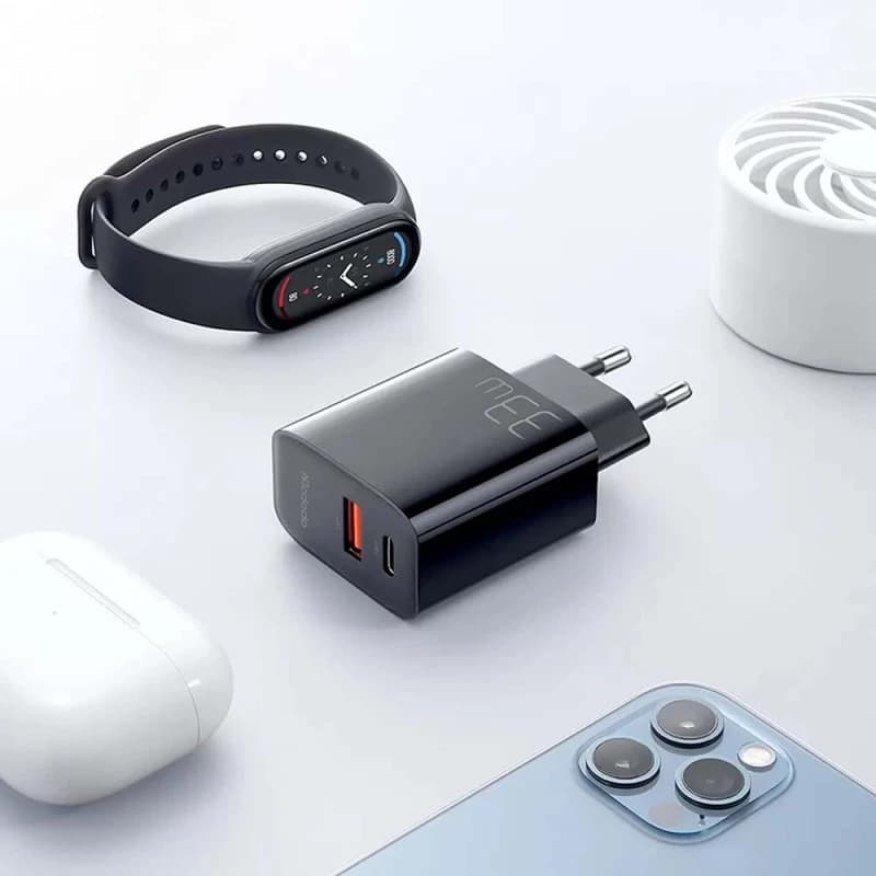 شارژر دیواری مک دودو CH0921 توان 33 وات | دو پورت USB-C و USB-A — تصویر ۲