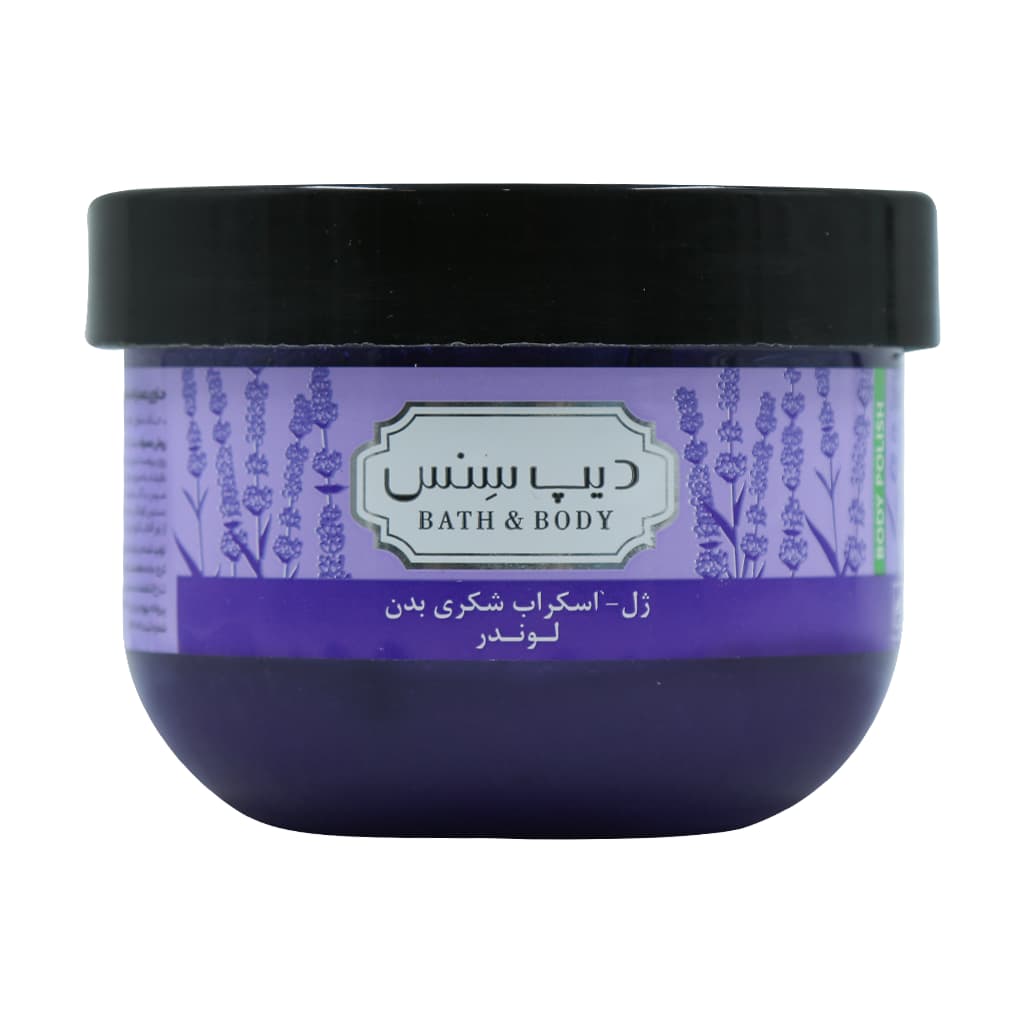 ژل اسکراب شکری مناسب انواع پوست 250 میلی لیتر دیپ سنس