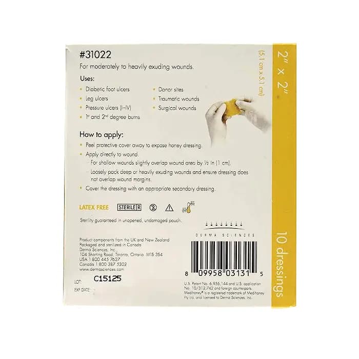 آلژینات عسل مدی هانی | MEDIHONEY Calcium Alginate — تصویر ۳