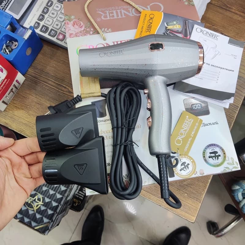 سشوار کرونیر CR-7966 | 2500 وات حرفه ای با موتور AC — تصویر ۹
