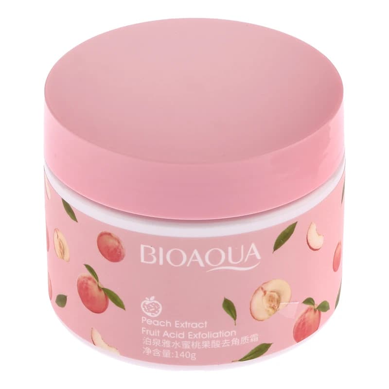 کرم لایه بردار بیواکوا با عصاره هلو و اسید میوه BIOAOUA Peach Fruit Acid Exfoliation