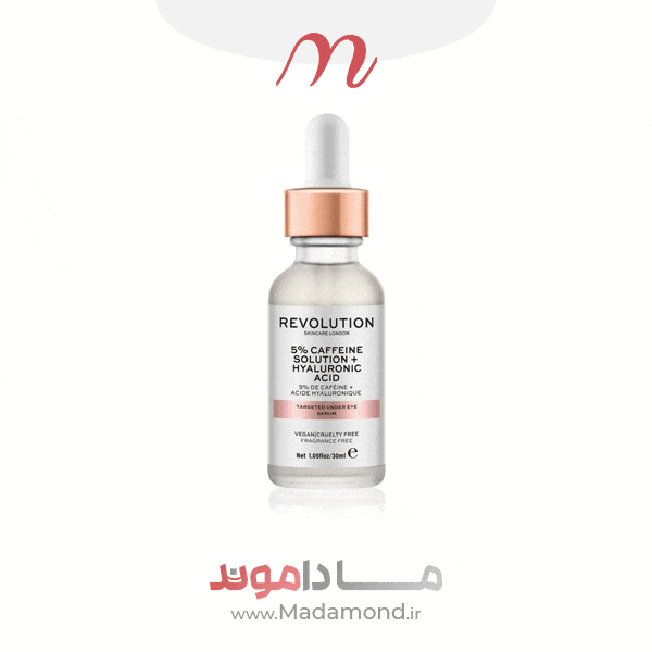 سرم دور چشم هیالورونیک اسید و کافئین 5% رولوشن — تصویر ۴