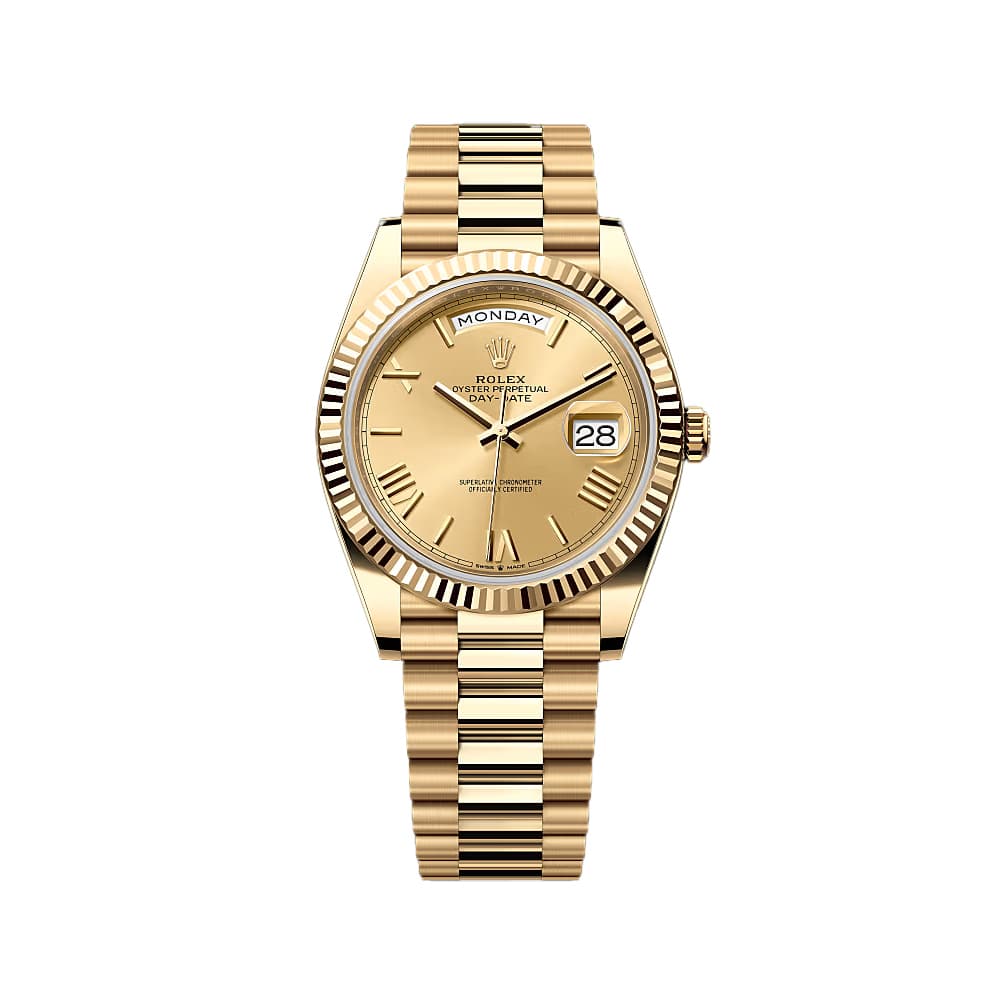ساعت مچی مردانه رولکس دی دیت Rolex-Day-Date-40-gold — تصویر ۳