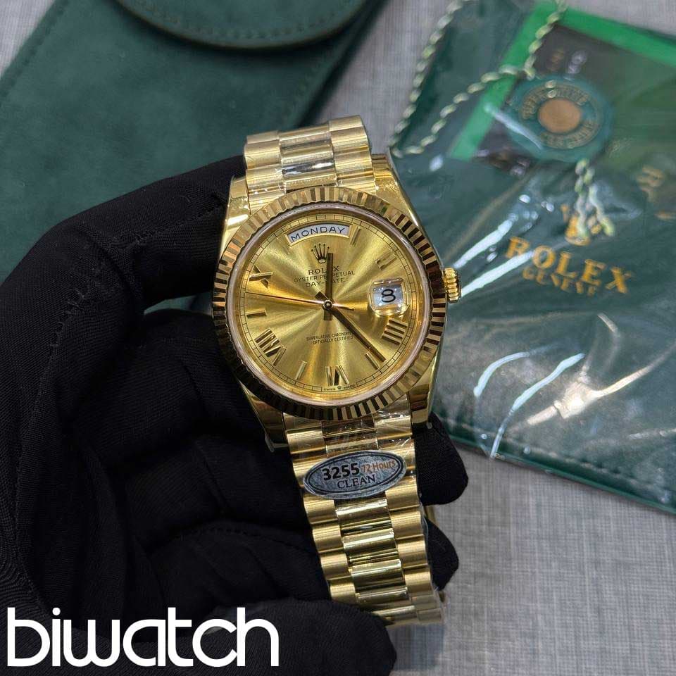 ساعت مچی مردانه رولکس دی دیت Rolex-Day-Date-40-gold — تصویر ۴
