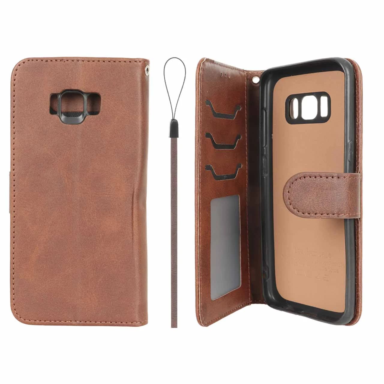 کیف موبایل مگنتی درجه یک داخل خز MNC Plus مدل Samsung Galaxy S8 — تصویر ۵