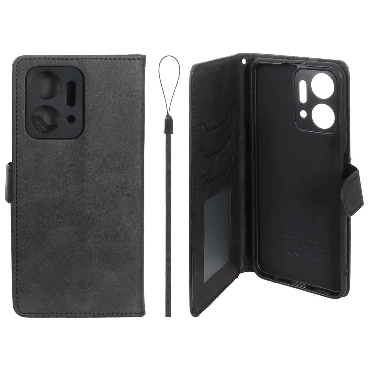 کیف موبایل مگنتی درجه یک داخل خز MNC Plus مدل Honor X7a — تصویر ۵