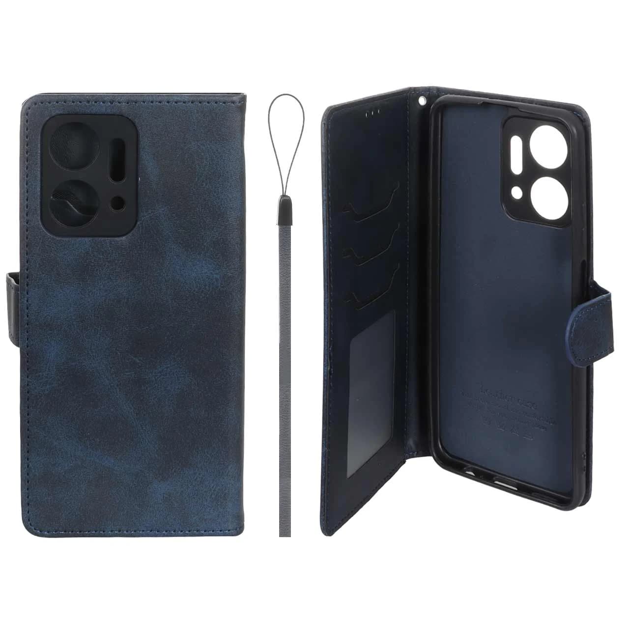کیف موبایل مگنتی درجه یک داخل خز MNC Plus مدل Honor X7a — تصویر ۳