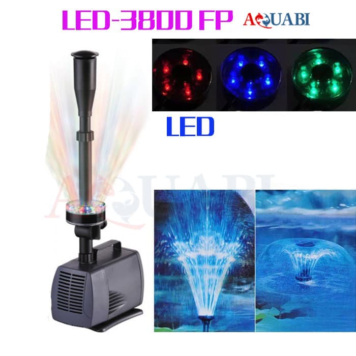 پمپ آبنما با نازل فواره سوبو LED-7800FP — تصویر ۸