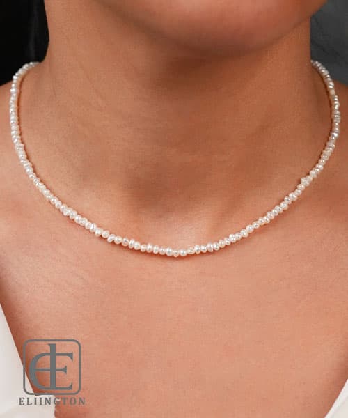 گردنبند مروارید پرورشی سایز 1.5 میلیمتر کد 3125