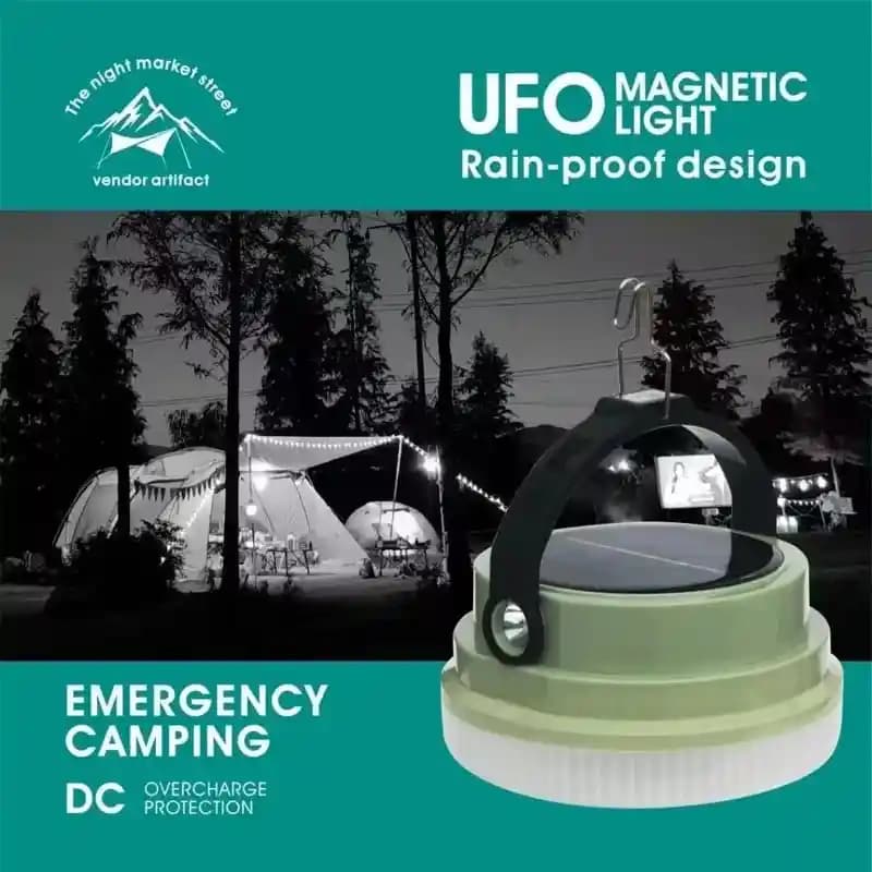چراغ شارژی سولار UFO — تصویر ۸