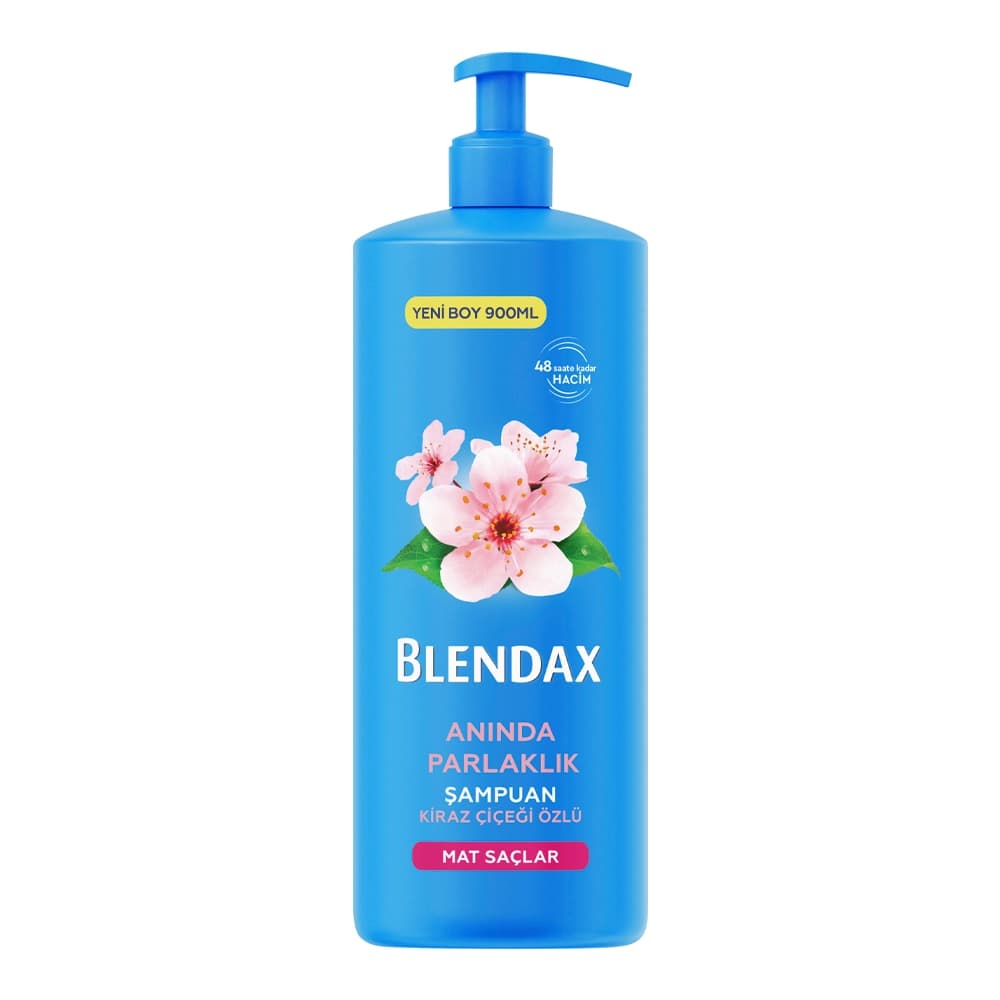 شامپو بلنداکس Blendax حاوی عصاره شکوفه گیلاس حجم ۹۰۰ میل — تصویر ۲