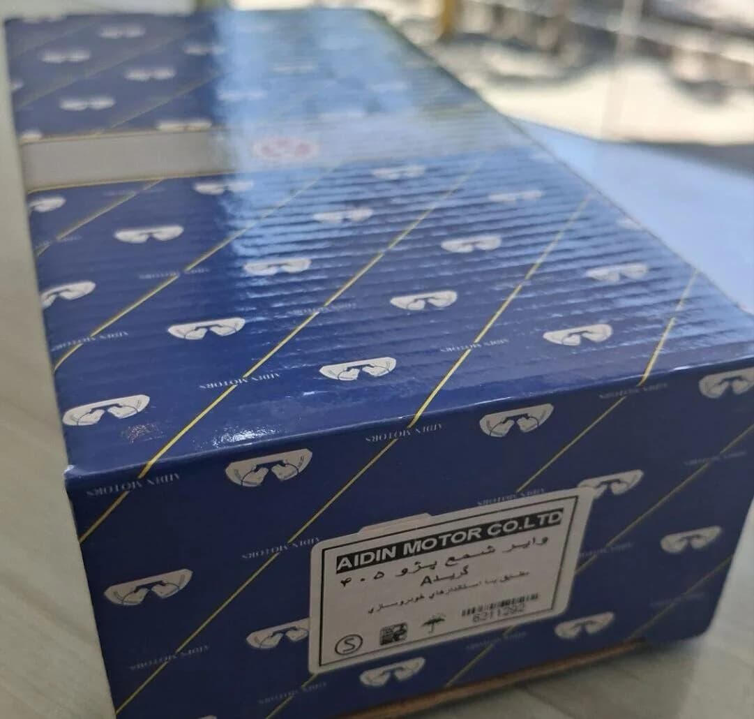 وایر شمع پژو 405، پارس و سمند (موتور XU7) برند آیدین موتور (AIDIN MOTOR) | تمام سیلیکونی + رفع کامل خامسوزی — تصویر ۴