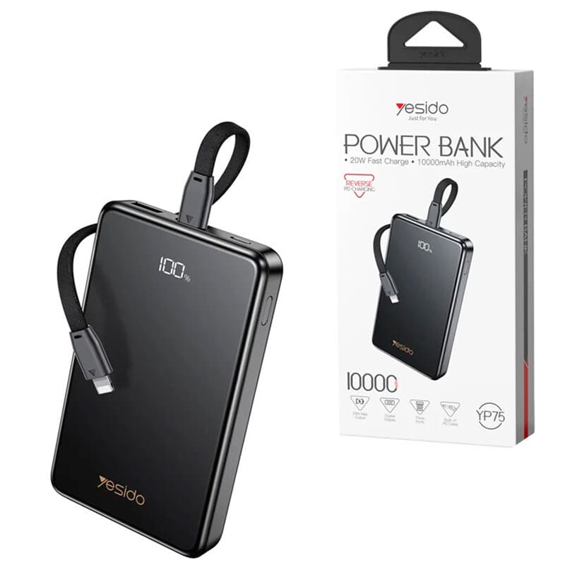 پاوربانک یسیدو YESIDO YP75 با ظرفیت 10000 میلی آمپر ساعت — تصویر ۱۲
