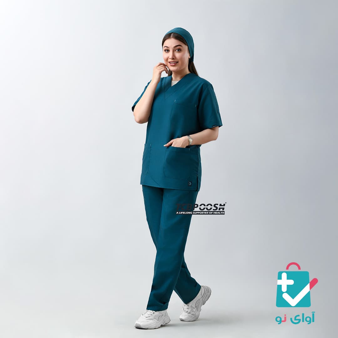 اسکراب پزشکی و جراحی طب پوش یونیسکس کد901 — تصویر ۲