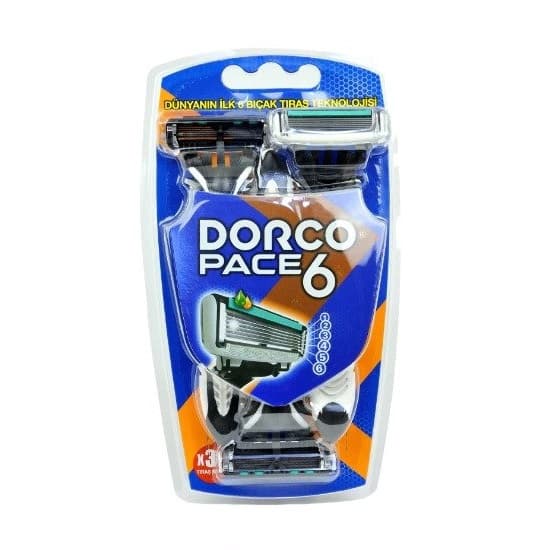 خودتراش سه عددی مدل 《 Pace 6 》 از برند دورکو(Dorco)