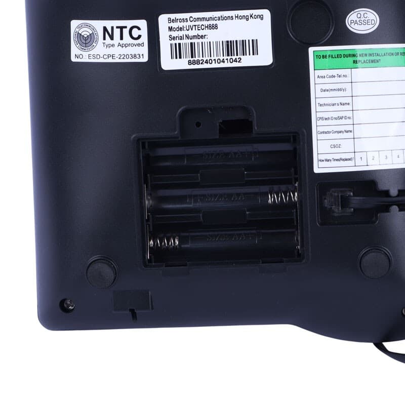 تلفن رومیزی PLDT UVTECH888 — تصویر ۷