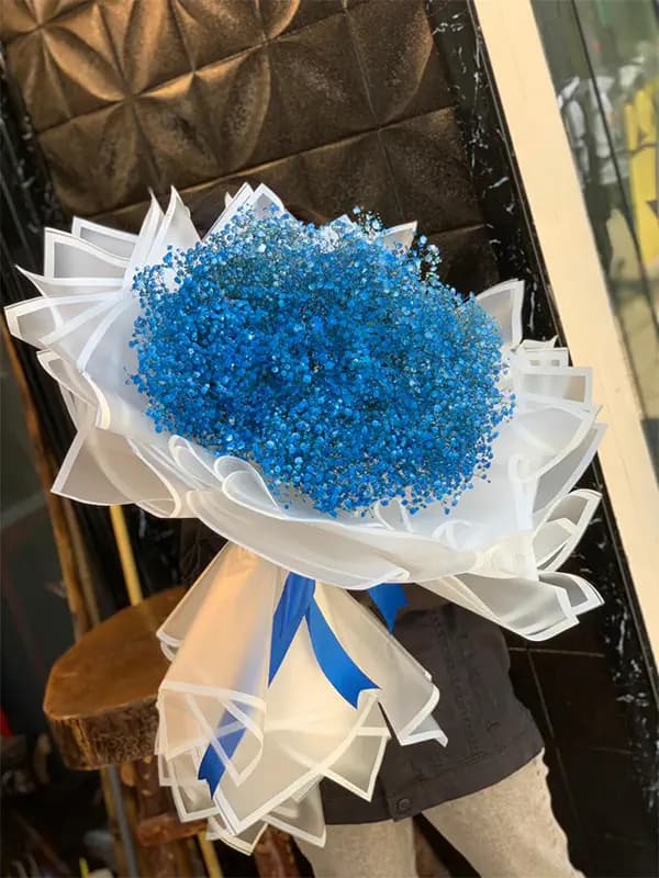 دسته گل عروس آبی — تصویر ۴