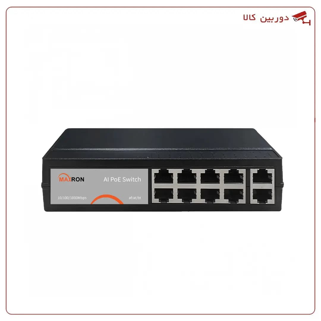 سوئیچ شبکه POE (8 پورت صد و 2 پورت صد) MSW-3008FPB-2FL-120I — تصویر ۲