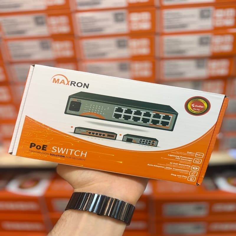 سوئیچ شبکه POE (4 پورت گیگ و 1 پورت گیگ) MSW-3204GPBH-1GL-65I — تصویر ۳