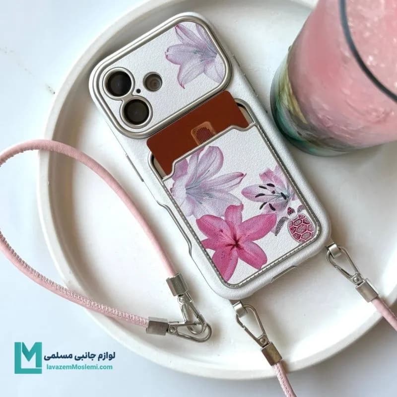 قاب گوشی جاکارتی دار لیلیوم کد C3915 | لوازم جانبی مسلمی — تصویر ۵