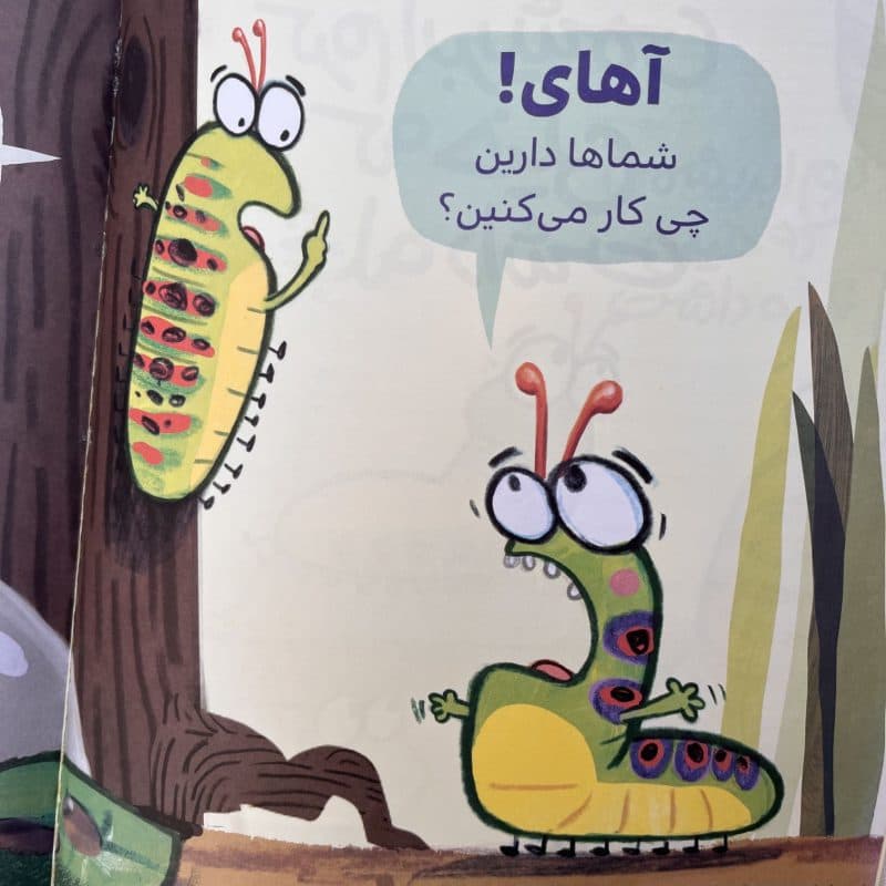 کتاب داستان کرم ابریشمی که خیلی عجله داشت مناسب آموزش صبر کودک +۴ سال — تصویر ۹