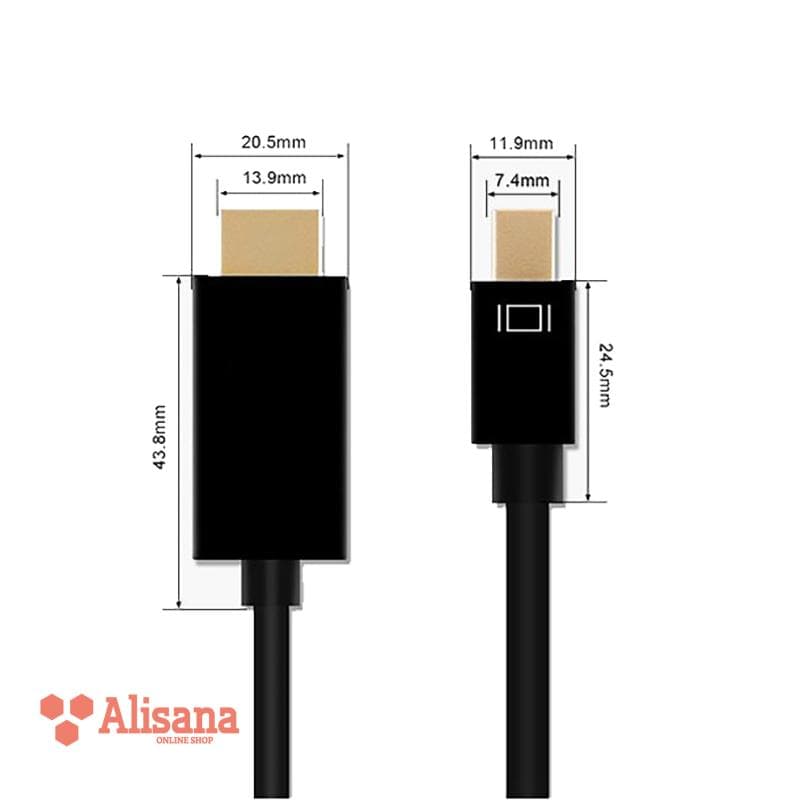 کابل تبدیل مینی Display به HDMI پلاریس 1.7 متر — تصویر ۶