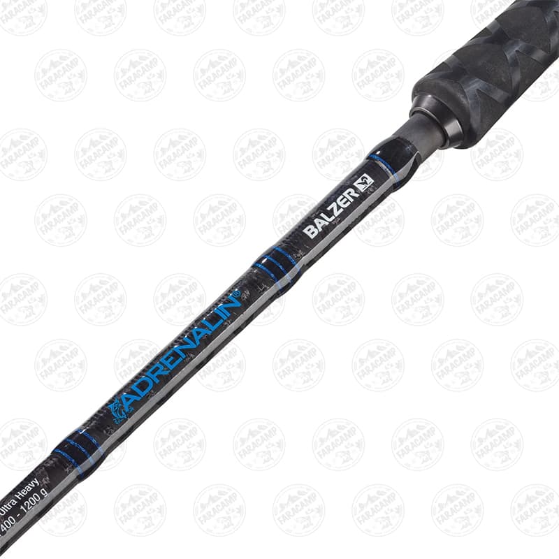 چوب ماهیگیری دوتکه کربن ۲۴۰ سانت بالزر مدل Balzer ADRENALIN MEDIUM 90-250GR — تصویر ۷