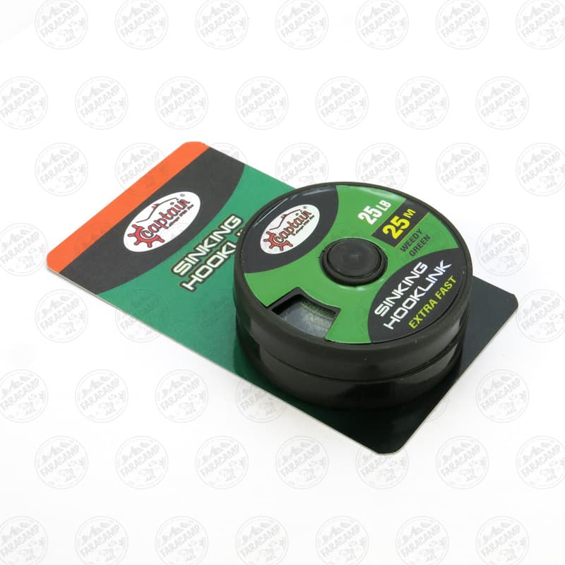 نخ لیدر FAST SINK کپوری ۲۵ متری استتار کاپیتان , CAPTAIN SINKING HOOKLINK 25LB — تصویر ۶
