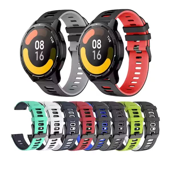 بند سیلیکونی ساعت هوشمند شیائومی Watch S1 Active مدل Two-Tune — تصویر ۹