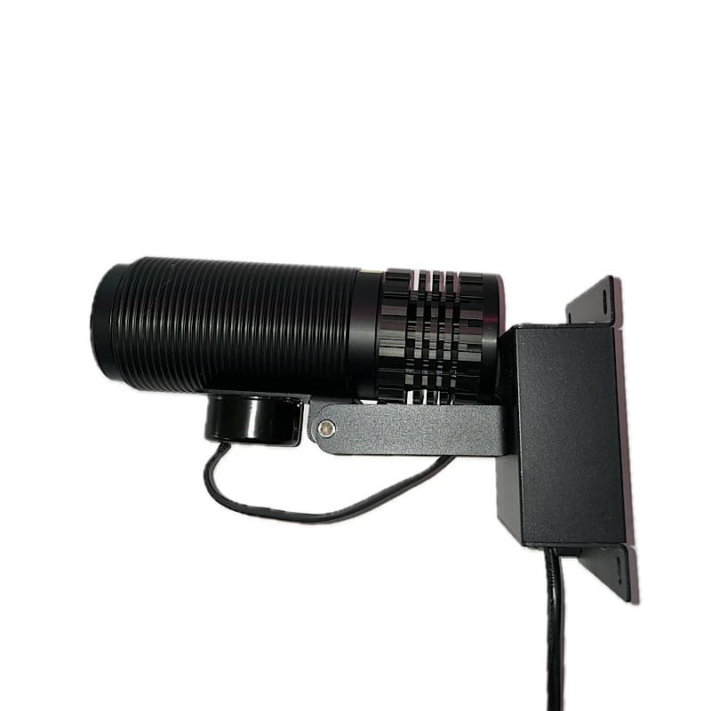 دستگاه لوگو پروژکتور تبلیغاتی ۵۰ وات LED (پروژکتور گوبو و نمایش لوگو روی پیادهرو)