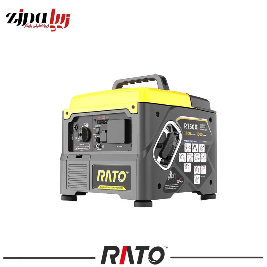 موتور برق مسافرتی راتو مدل RATO R1500 — تصویر ۲