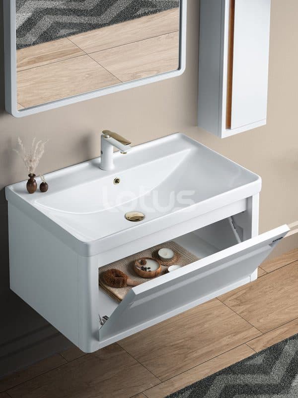 کابینت و روشویی لوتوس طرح مدرن مدل مونتبلانک Montblanc-800 ابعاد 47 * 80 سانتیمتر بدون باکس — تصویر ۴