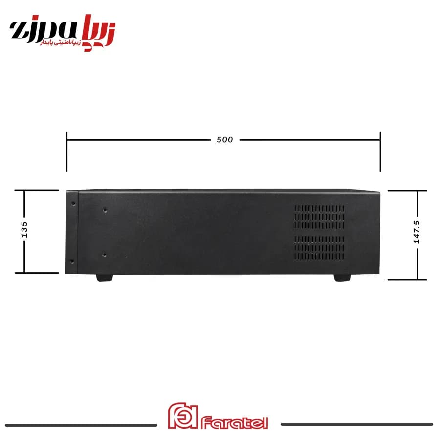 یوپیاس آنلاین توان 6 کاوا مدل SDC6000X-RT-3U فاراتل — تصویر ۳