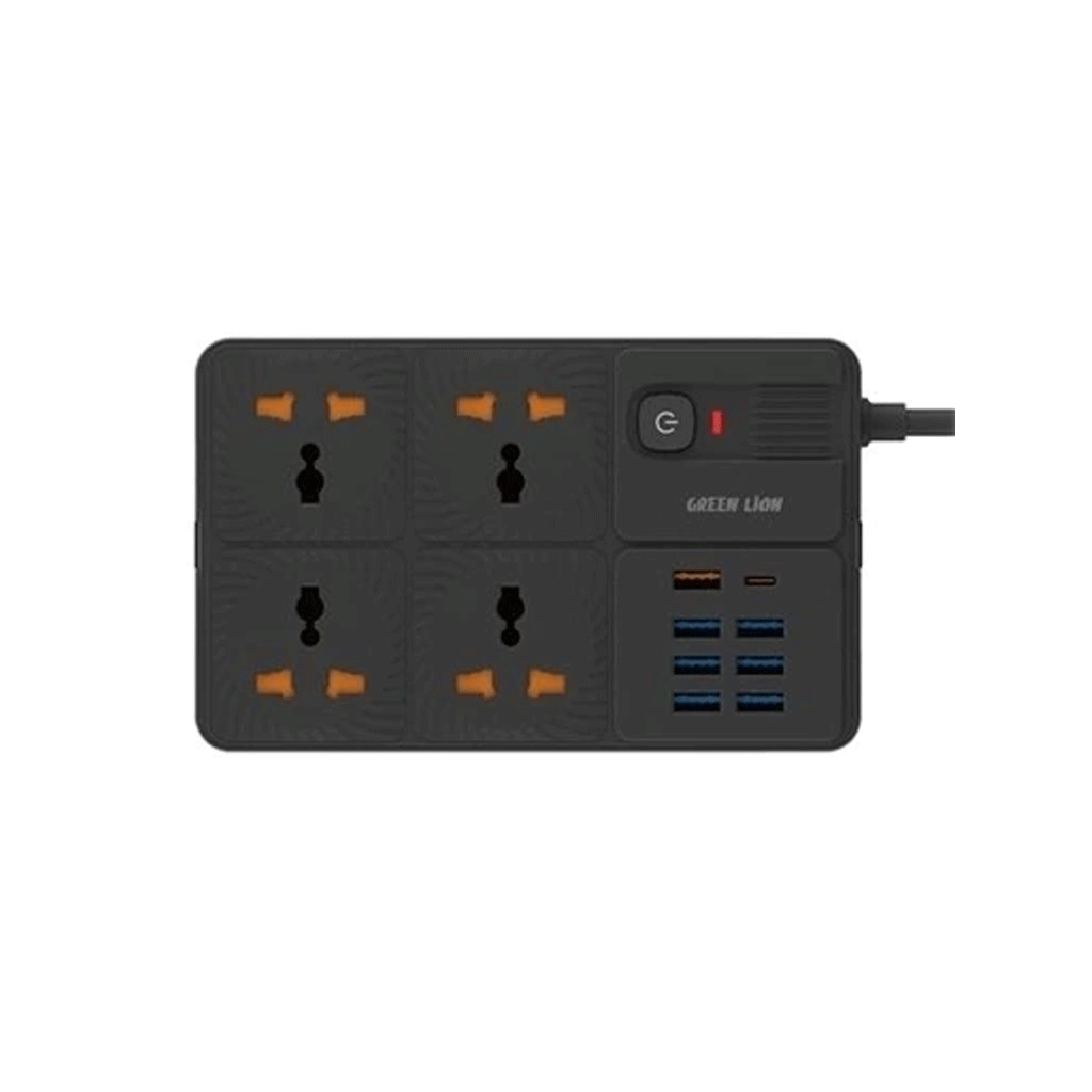هاب هوشمند و شارژر گرین لاین Green Lion Power Socket 7 USB-A Port & 1 PD Port 3250W — تصویر ۳