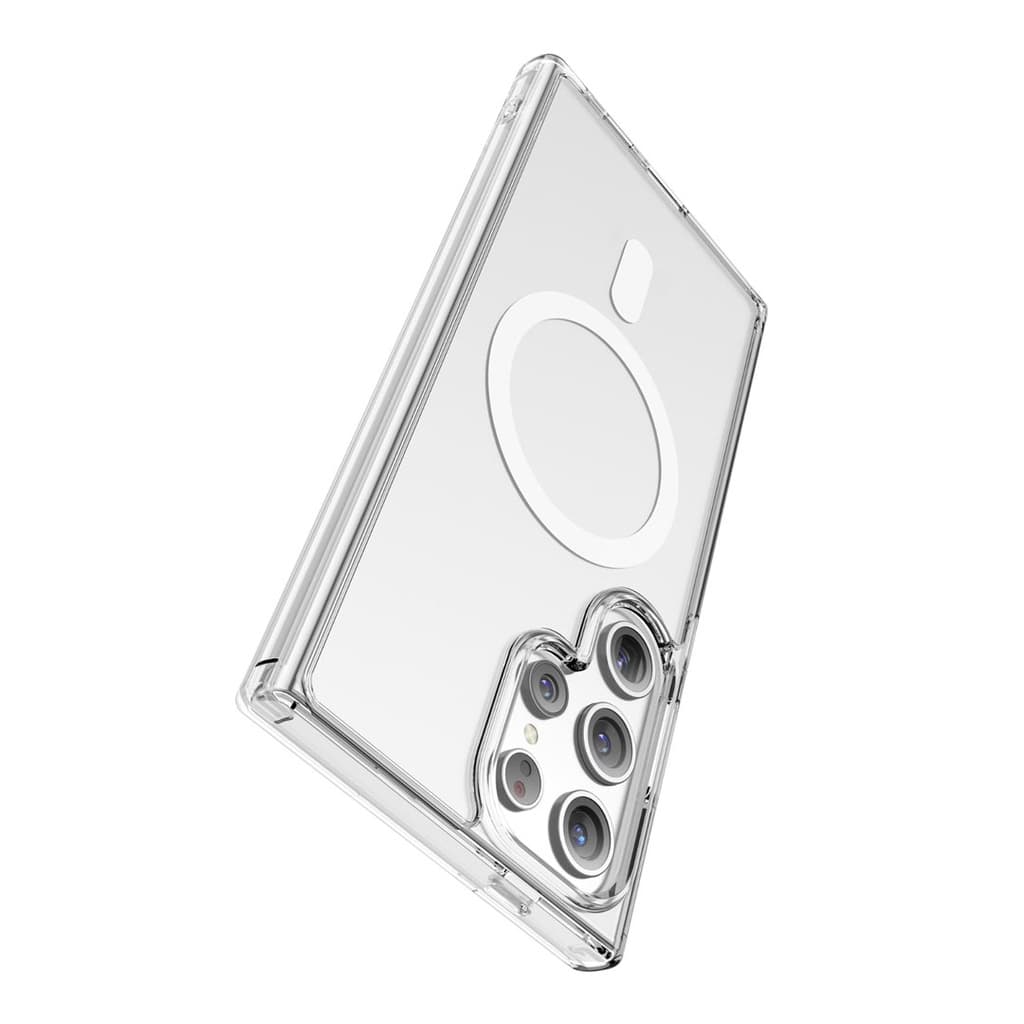 قاب کریستالی اورجینال مگ سیف گرین لاین MagSafe Crystal Case Samsung s25 Ultra — تصویر ۷