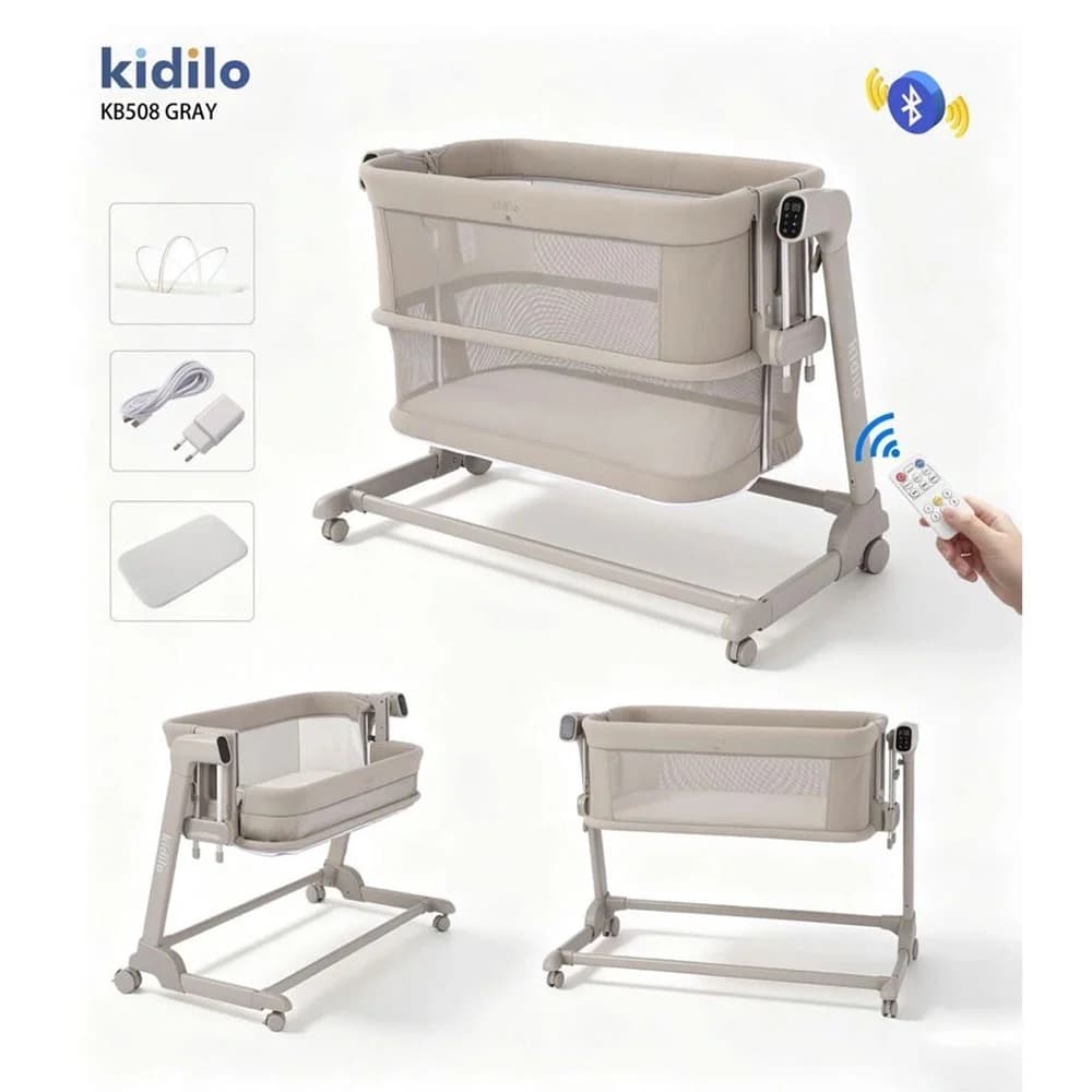 گهواره و تخت کنار مادر برقی کیدیلو Kidilo مدل KB508 — تصویر ۱۰