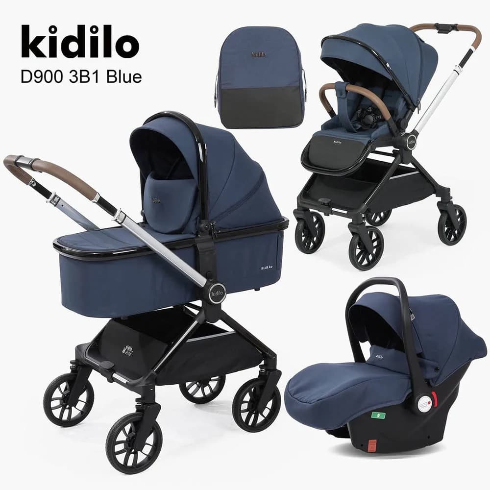 سرویس کالسکه رو به مادر شو کیدیلو Kidilo مدل D900 3B1 — تصویر ۶