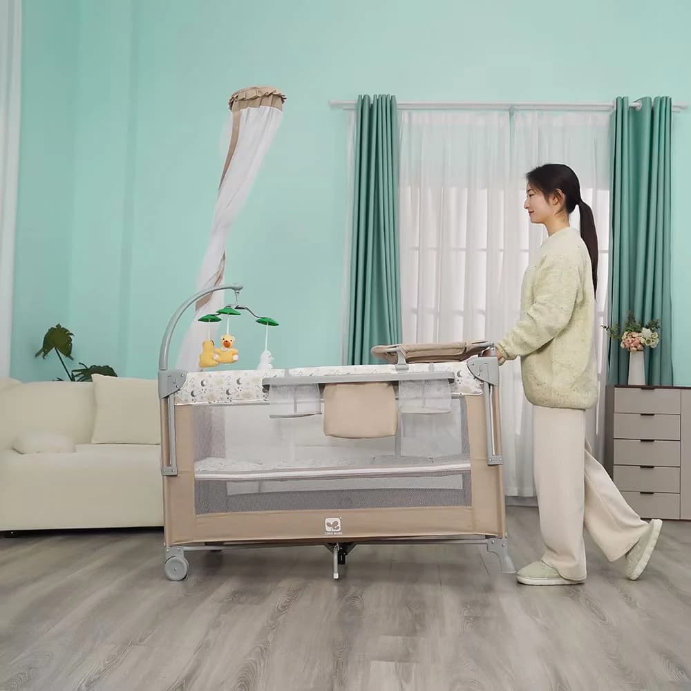 تخت و پارک نوزاد کول بیبی Cool Baby مدل KDD-P916202 — تصویر ۱۱